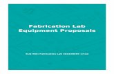 Fabrication Lab Equipment Proposals