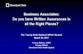Business Associates: Do you have Written Assurances in all ...