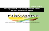 Integrated Development Plan (IDP) Process Plan