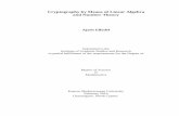 Cryptography by Means of Linear Algebra and Number Theory