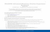 PHA5759 Advanced Pharmacy Practice Experience Readiness