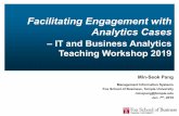 Facilitating Engagement with Analytics Cases