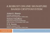 A Robust Online Signature based Cryptosystem