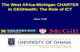 The West Africa-Michigan CHARTER in GEOHealth: The Role of ICT