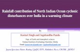 Rainfall contribution of North Indian Ocean cyclonic ...