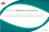 Head 35: Ministry of Tourism
