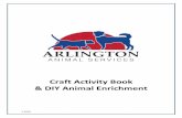 Craft Activity Book & DIY Animal Enrichment