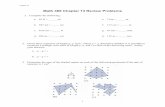 Math 366 Chapter 13 Review Problems