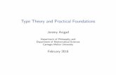 Type Theory and Practical Foundations