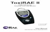 ToxiRAE II Personal Toxic Gas Monitor User's Guide