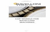 CUP WHEELS FOR BAVELLONI MACHINES