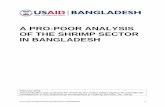 A PRO-POOR ANALYSIS OF THE SHRIMP SECTOR IN BANGLADESH