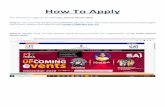 How To Apply - Fit India