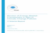 Review of Energy Market Frameworks in light of Climate ...