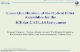Space Qualification of the Optical Filter Assemblies for ...