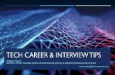 TECH CAREER & INTERVIEW TIPS