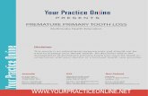 Premature Primary Tooth Loss - Your Practice Online Education