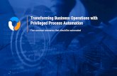 Transforming Business Operations with Privleged Process ...