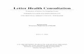 Letter Health Consultation - Tennessee