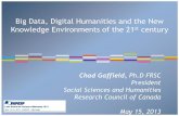 Big Data, Digital Humanities and the New Knowledge ...