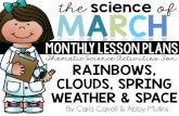 Thematic Science Activities For RAINBOWS, CLOUDS, SPRING