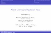 Active Learning in Regression Tasks - cvut.cz
