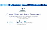 Private Water and Sewer Companies