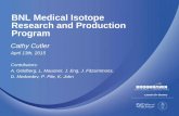 BNL Medical Isotope Research and Production Program