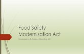 Food Safety Modernization Act - USA Rice