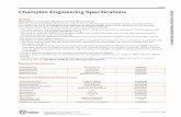 CD 0301 Champion Engineering Specifications General ...