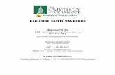 Radiation Safety Handbook - University of Vermont