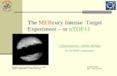 The MERcury Intense Target Experiment – or nTOF11