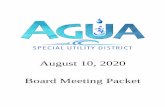 August 10, 2020 Board Meeting Packet