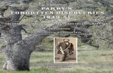 Parry’s forgotten discoveries 1849-51 - San Diego County ...