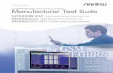 Product Brochure Manufacturer Test Suite