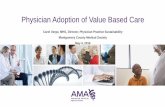 Physician Adoption of Value Based Care