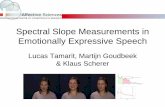 Spectral Slope Measurements in Emotionally Expressive Speech