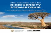 The business case for BIODIVERSITY STEWARDSHIP