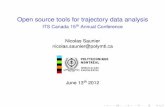 Open source tools for trajectory data analysis