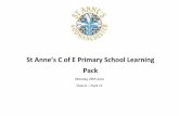 St Anne’s C of E Primary School Learning