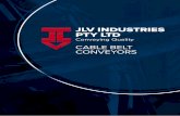 JLV INDUSTRIES PTY LTD - Cable Belt Conveyor Systems