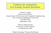 Evidence for Anomalous Low Energy Nuclear Reactions