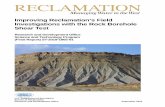 Improving Reclamation ’s Field Investigations with the ...