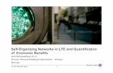 Self-Organizing Networks in LTE and Quantification of ...