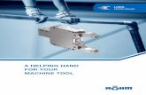 A HELPING HAND FOR YOUR MACHINE TOOL