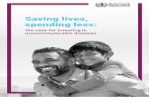 Saving lives, spending less