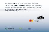 Integrating Environmental, Social and Governance Issues ...