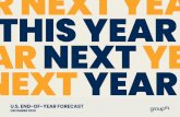 THIS YEAR NEXT YEAR l U.S. END-OF-YEAR FORECAST
