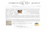 syllabus for computing for poets