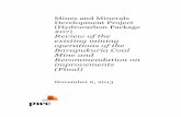 Mines and Minerals Development Project (Hydrocarbon ...